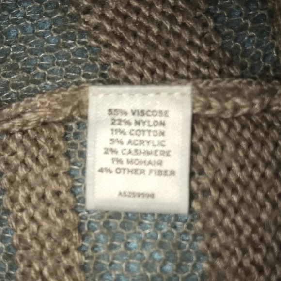 AMBER SUN cashmere mohair open front cardigan semi sheer short sleeve size S - Picture 6 of 10